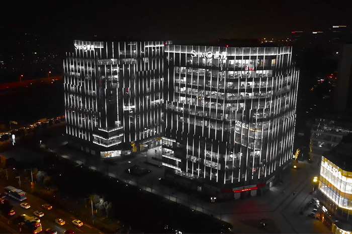 寫(xiě)字樓外墻亮化竟然有這樣的提升企業(yè)品牌效益？