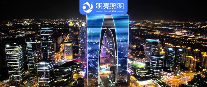 寫字樓外墻亮化竟然有這樣的提升企業品牌效益？